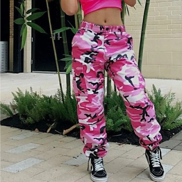 Rothco | Pants & Jumpsuits | Rothco Military Pink Camo High Rise ...